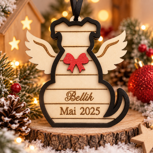 Boule de Noël personnalisée – En hommage à nos petits compagnons